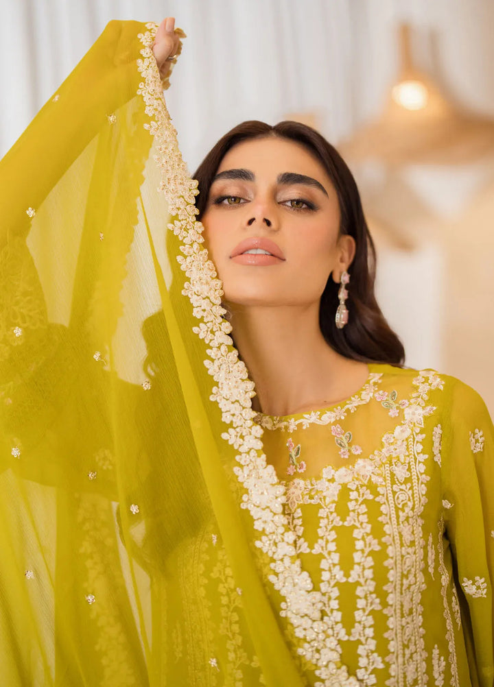 Azure Embroidered Suit Unstitched 3 Piece AZU24EU Amber Glow - Festive Collection