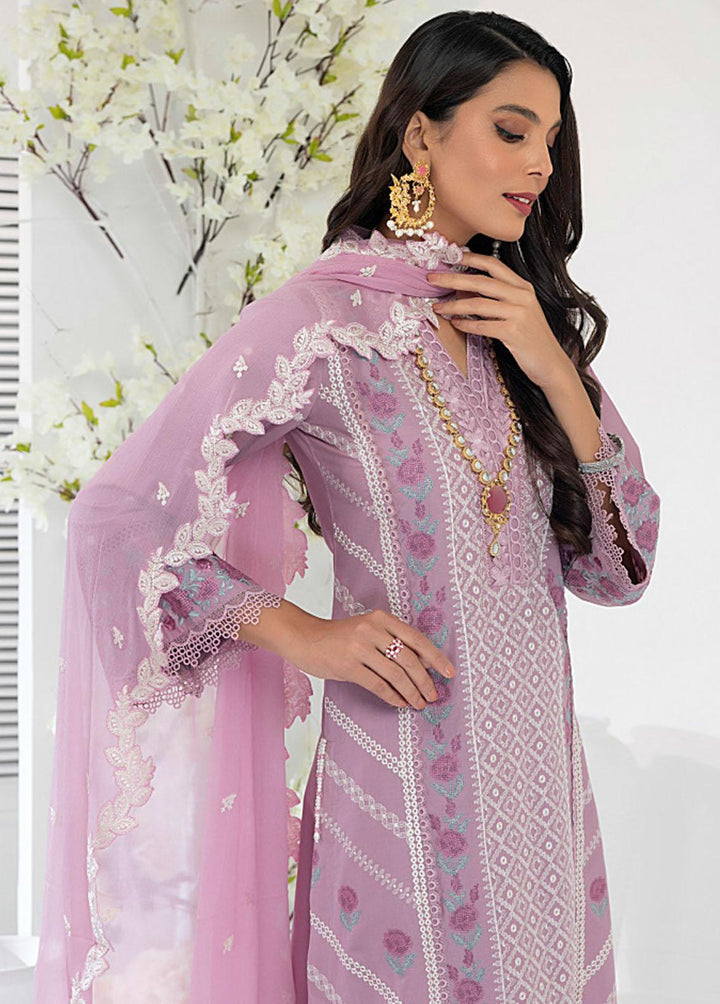 Azure Embroidered Lawn Suits Unstitched 3 Piece AZU23E 52 Rising Pansy - Luxury Collection