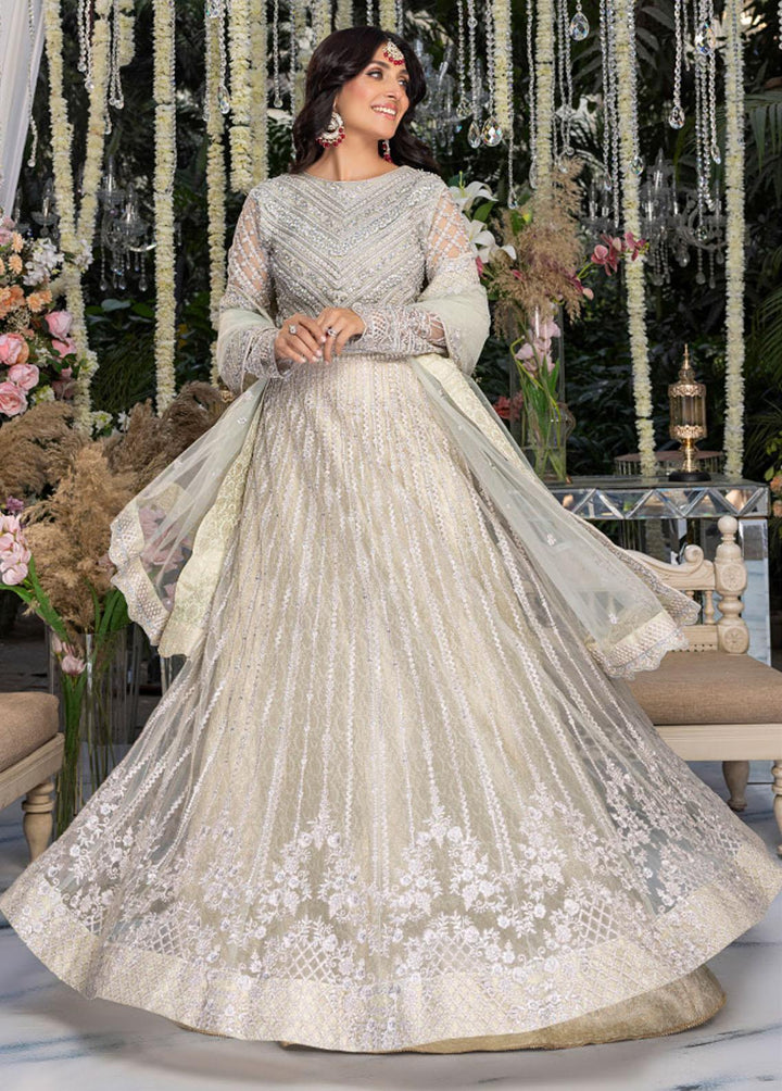 Azure Embroidered Net Suits Unstitched 4 Piece AZU23WD BR-010 Afsana - Wedding Collection