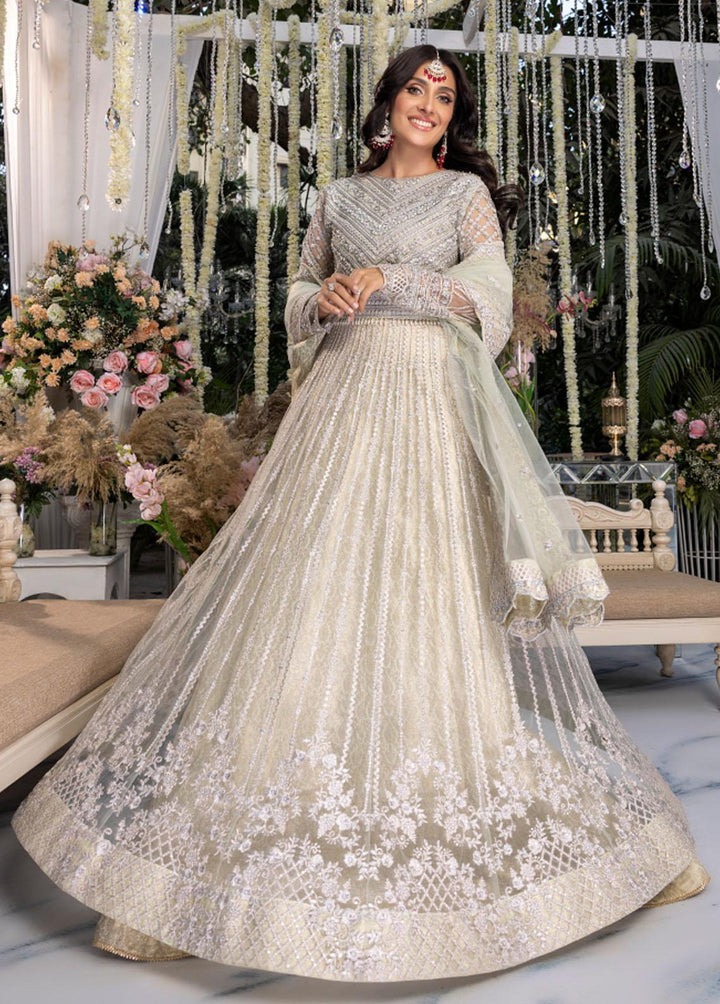 Azure Embroidered Net Suits Unstitched 4 Piece AZU23WD BR-010 Afsana - Wedding Collection