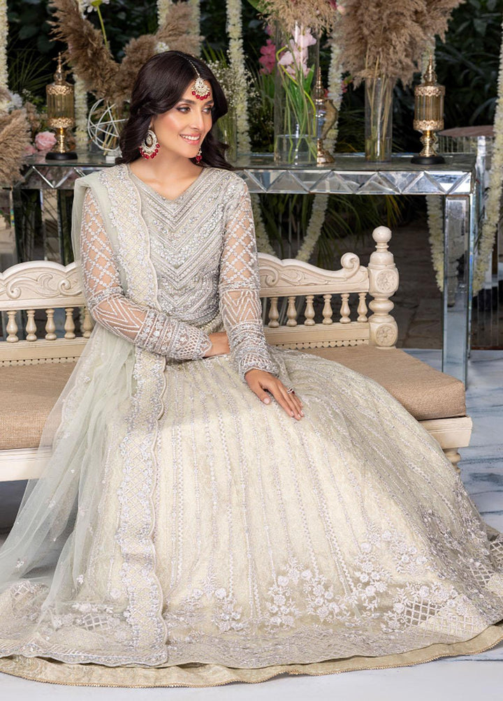 Azure Embroidered Net Suits Unstitched 4 Piece AZU23WD BR-010 Afsana - Wedding Collection