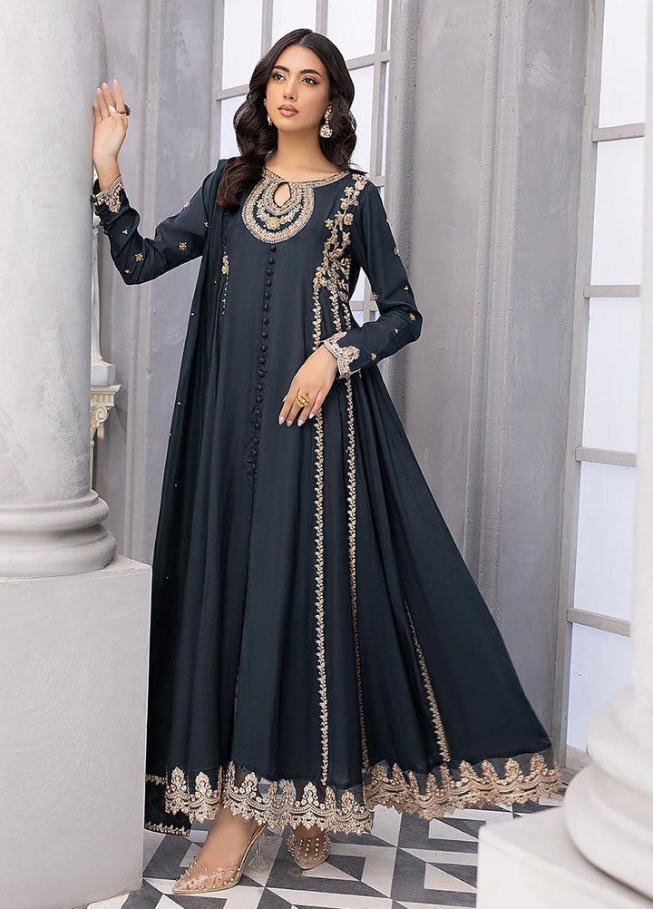 Azure Luxury Pret  Silk 3 Piece Dress Glitzy Vines GVVG319