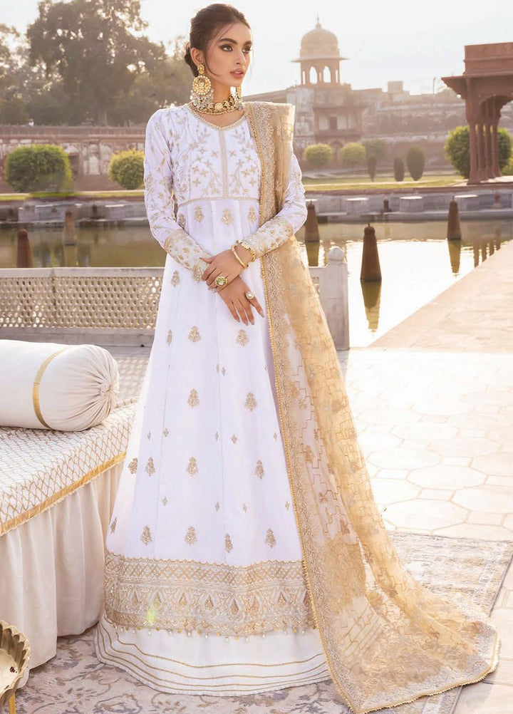 Baagh By AIK Atelier Embroidered Velvet Suits Unstitched 3 Piece AIK22B Look 6 - Winter Collection