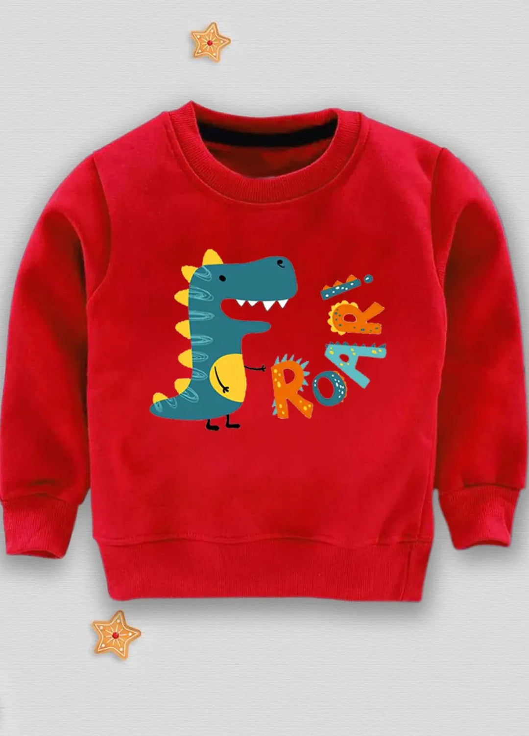Baby Nest Bnbsws 39 Sweatshirt For Kids Roar Red-1309