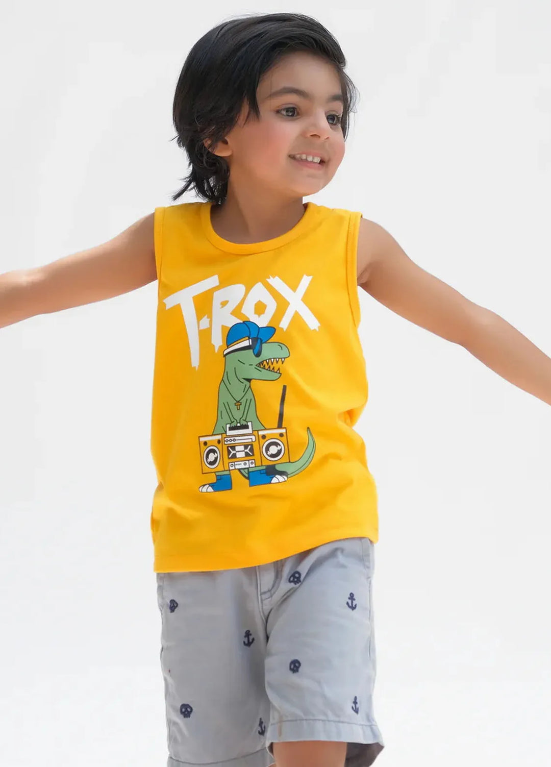 Baby Nest Boys Sando T.Rox Yellow