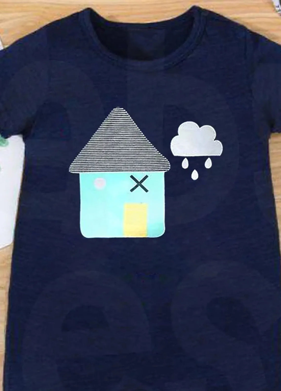 Baby Nest Casual Romper Its Raining - Blue