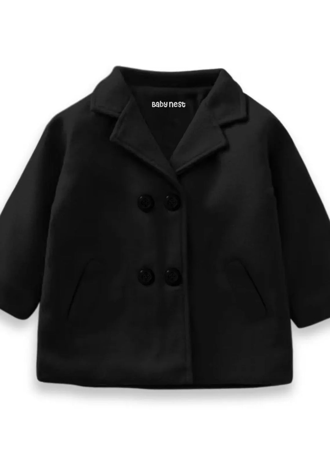Baby Nest Fleece Coat Black-1340