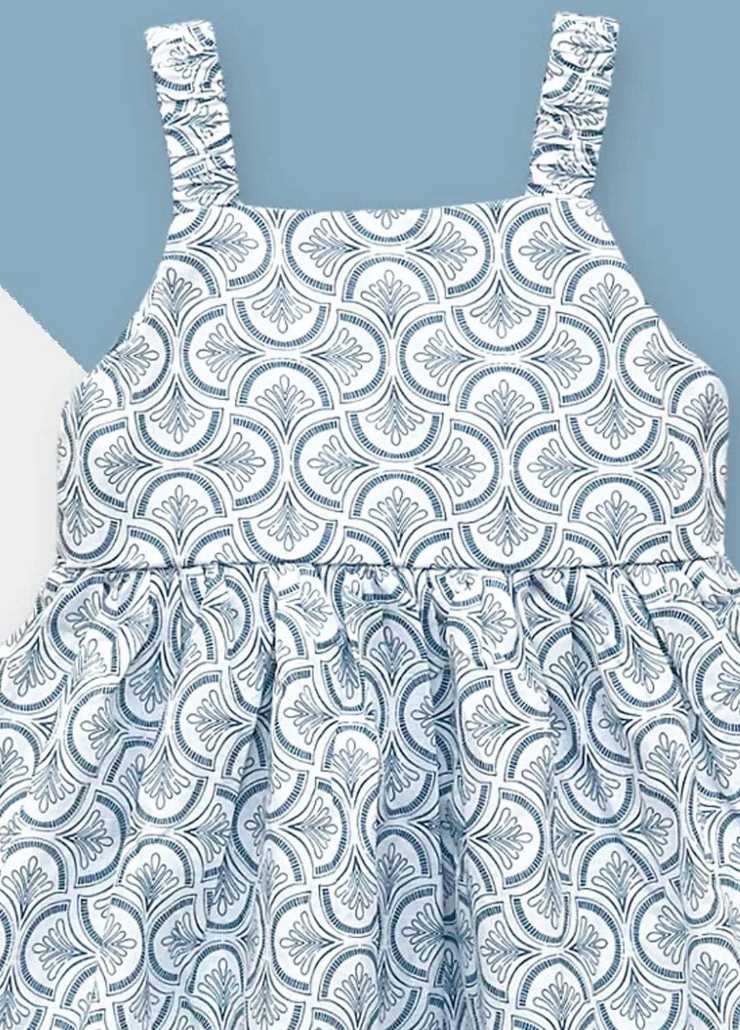 Baby Nest Frock Baby Frock Blue BNBSF-471