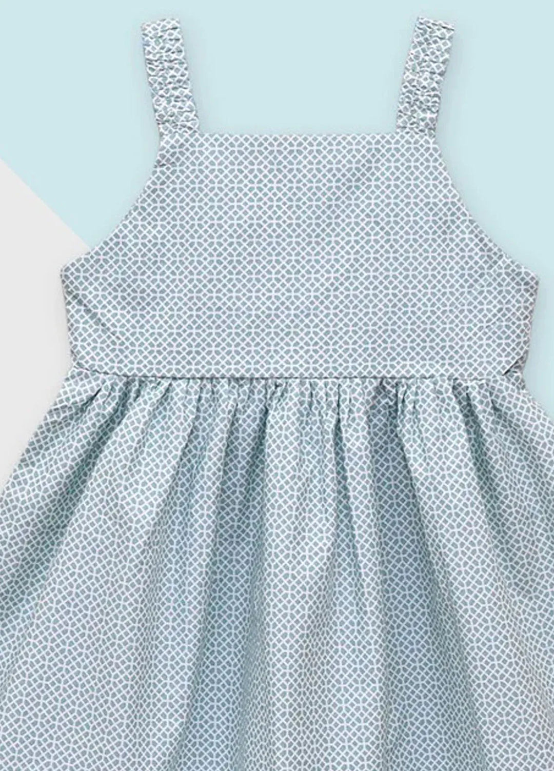 Baby Nest Frock Baby Frock Sky Blue BNBSF-431