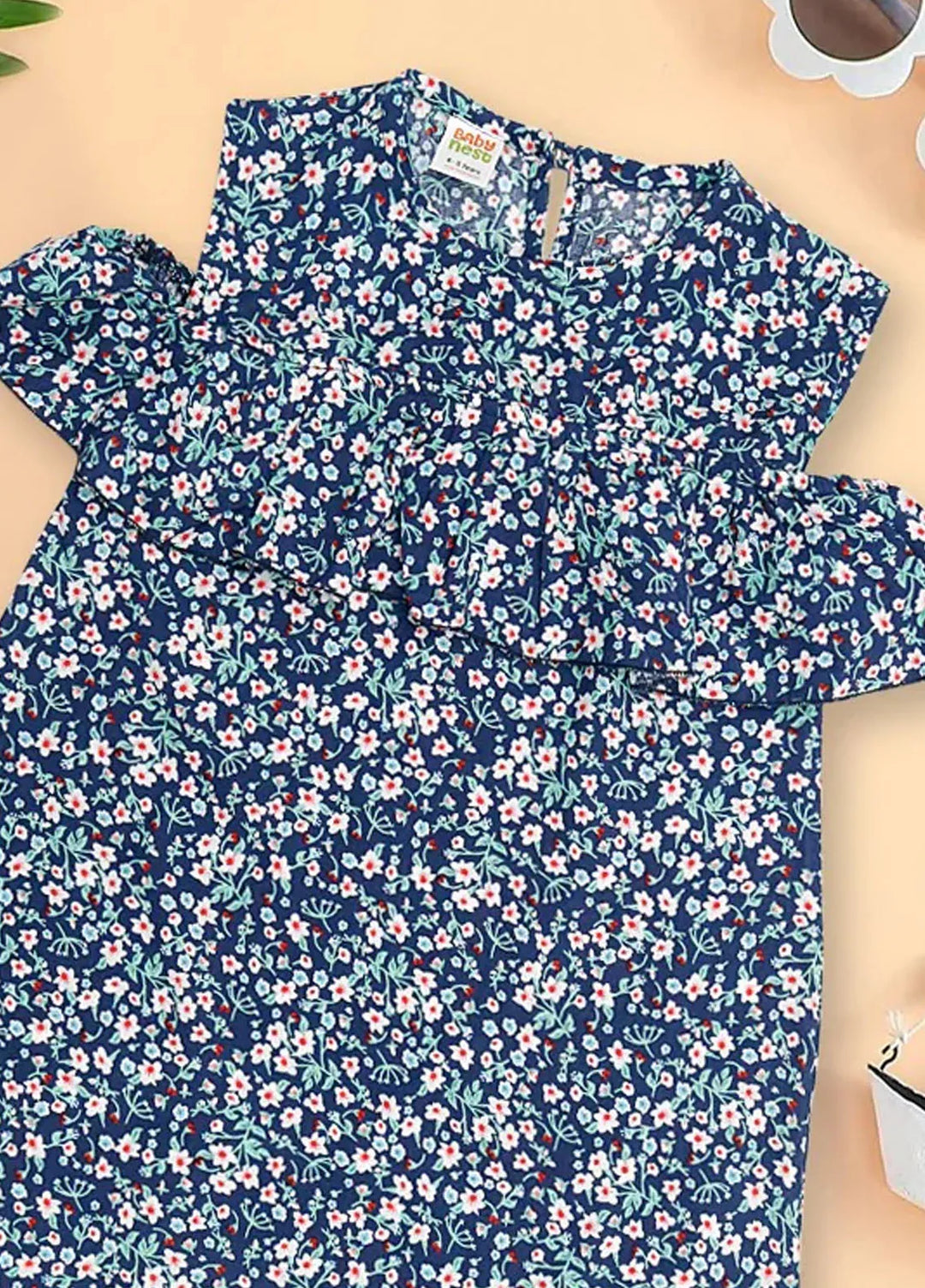 Baby Nest Frock Linen Frock