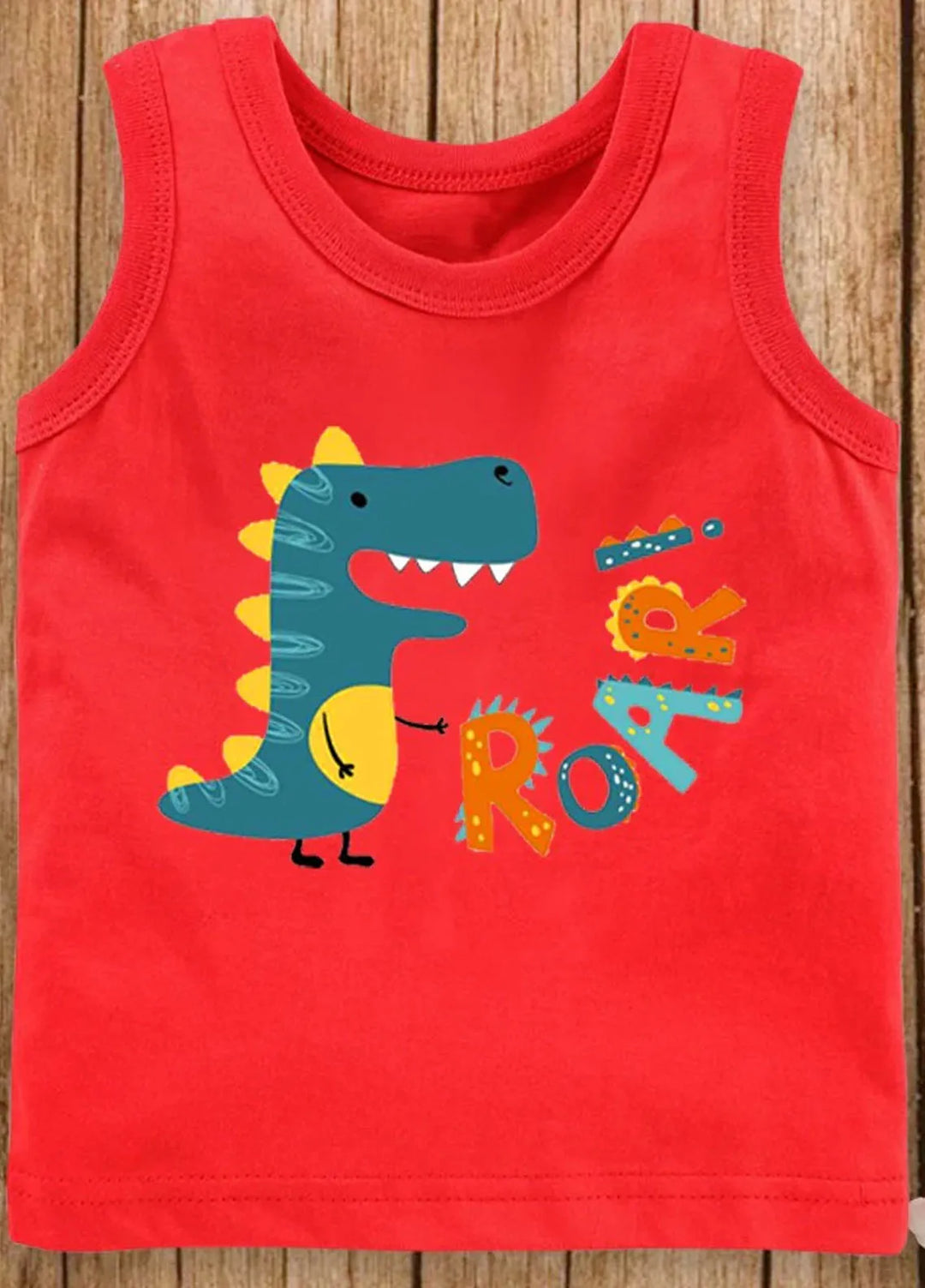 Baby Nest Kids Sando Bnbbs-96 Roar Red