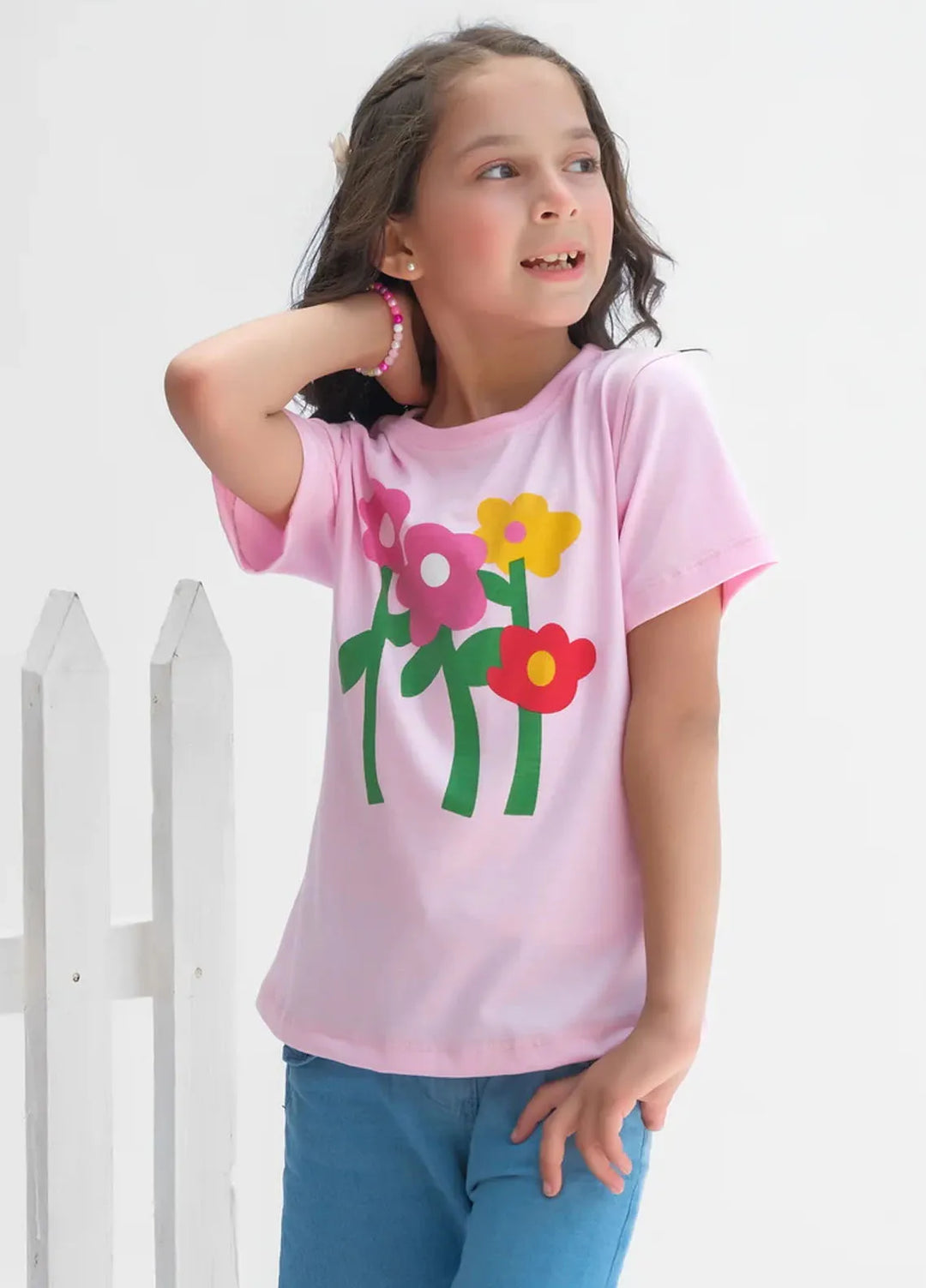 Baby Nest Kids T Shirt Flower SBT-352