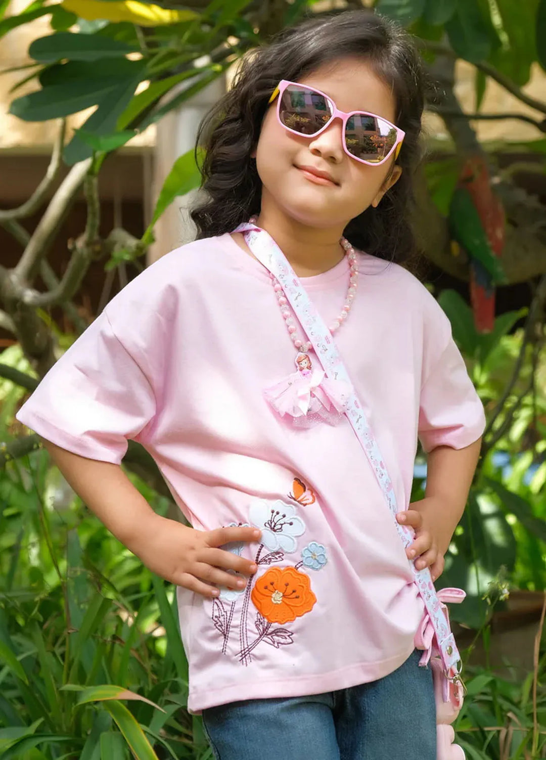 Baby Nest Kids T Shirt Flowers SBT-359