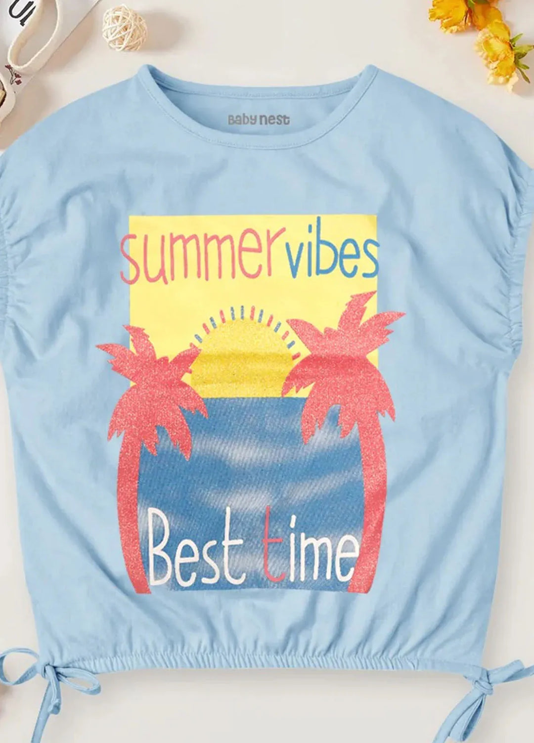 Baby Nest Kids T Shirt Summer Vibes