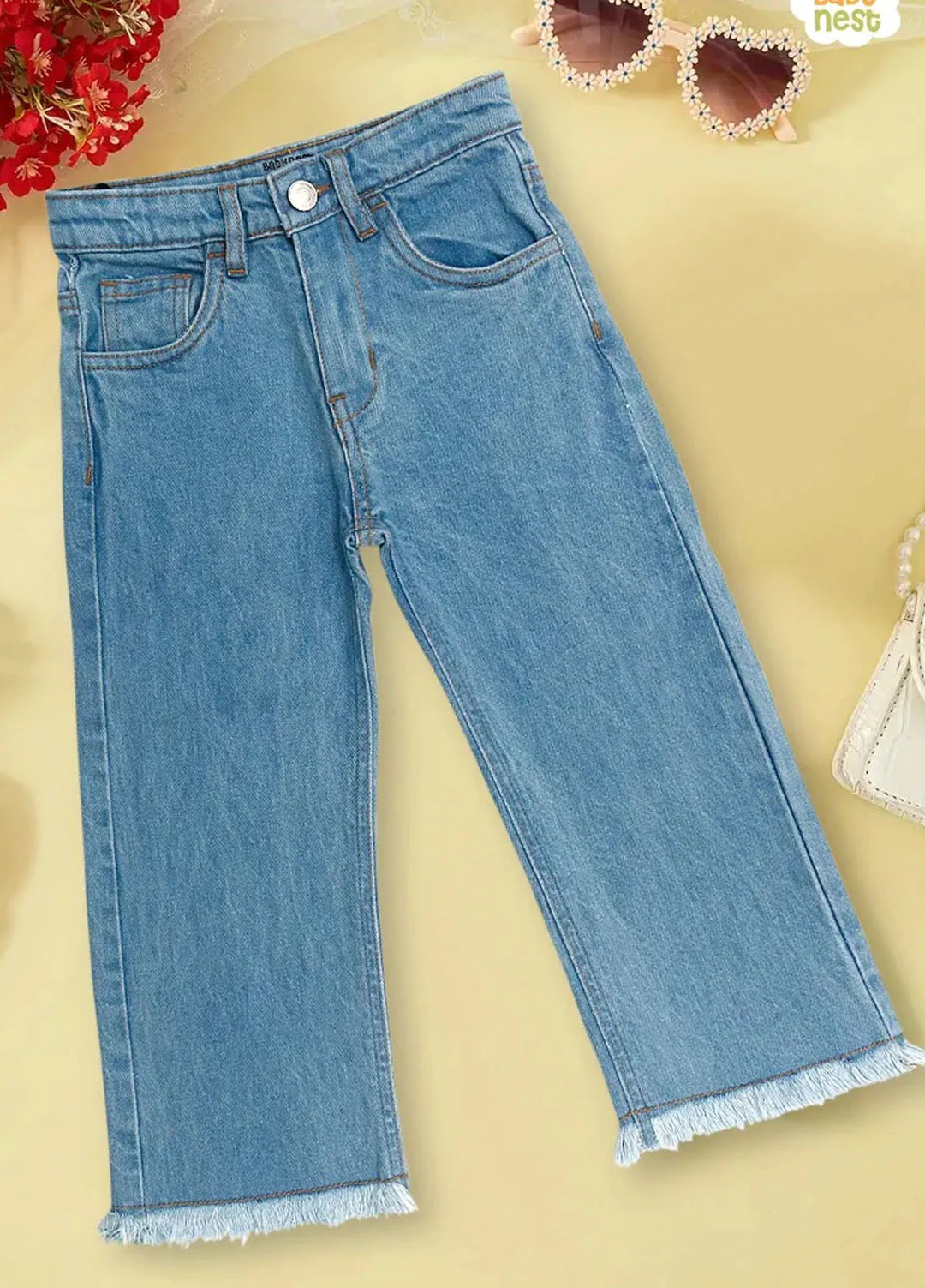 Baby Nest Pret 1 Piece Classic Light Blue Denim Jeans
