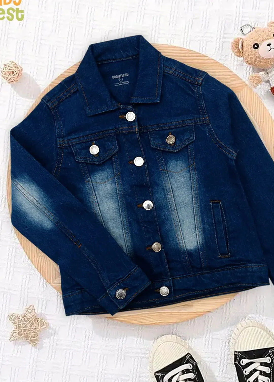 Baby Nest Pret 1 Piece Deep Blue Denim Jacket
