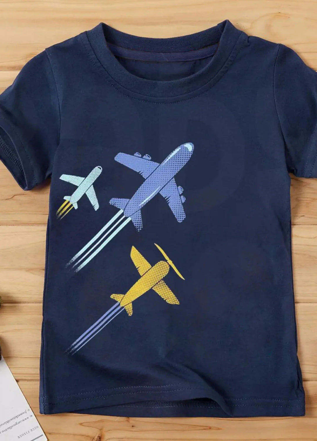 Baby Nest Pret 1 Piece Flying Jets T-Shirt - Blue