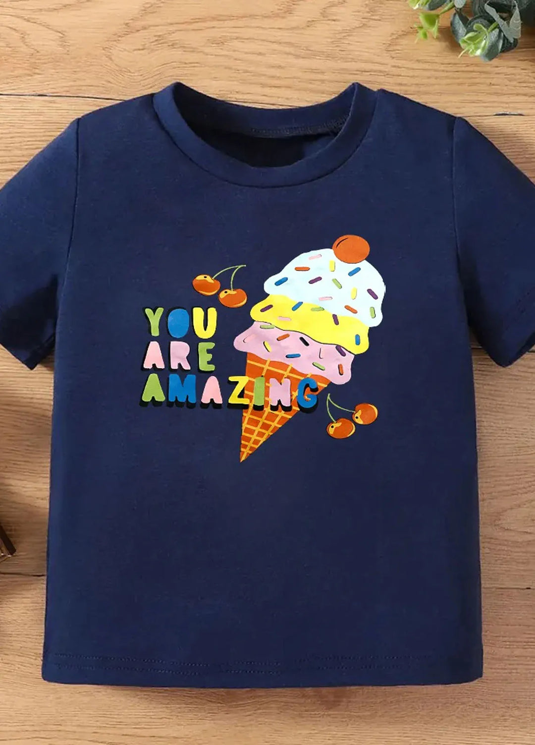Baby Nest Pret 1 Piece You Are Amazing Half Sleeves T-Shirts Blue - Sbt-337