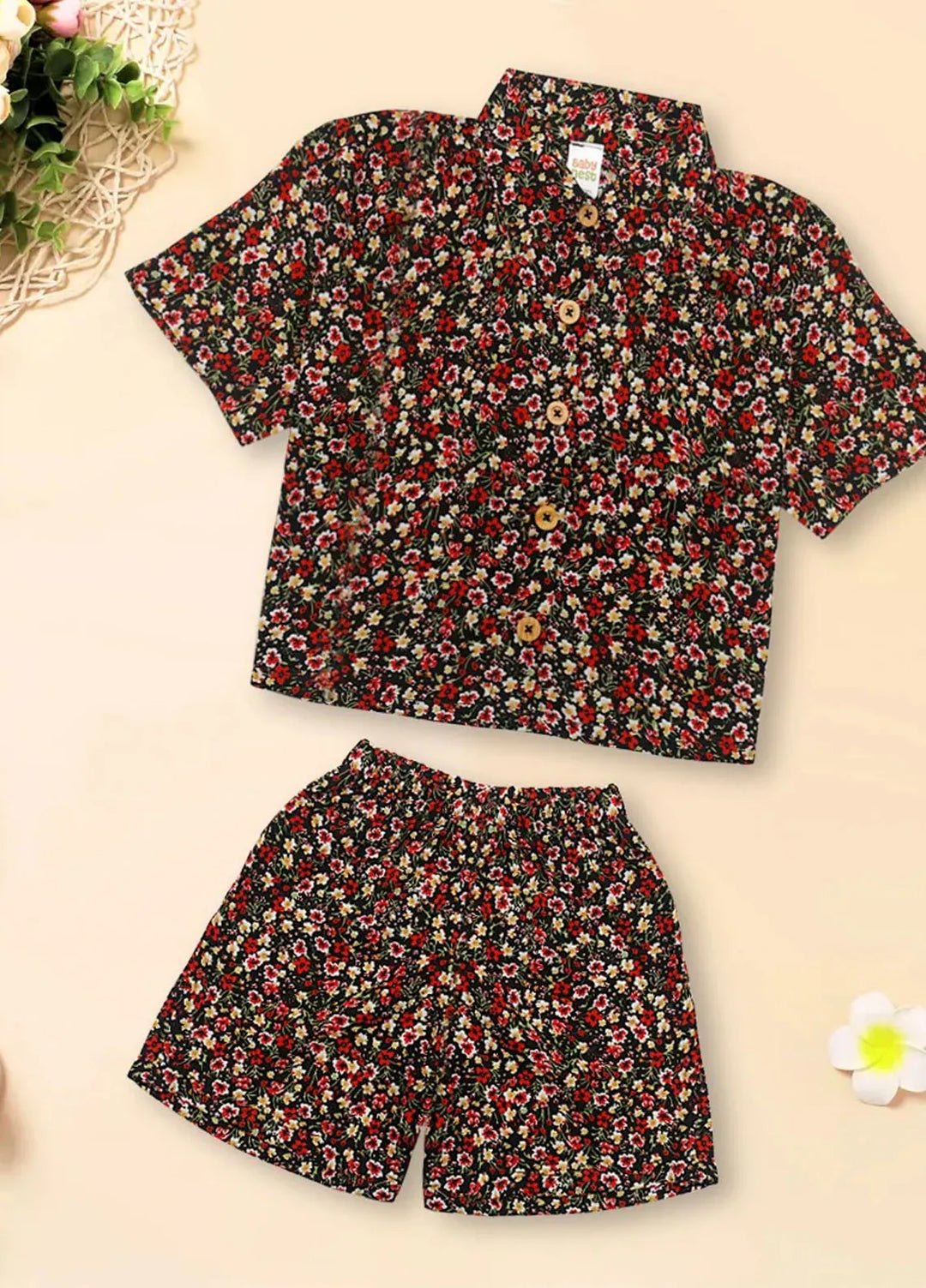 Baby Nest Pret 2 Piece Linen Shirt And Shorts