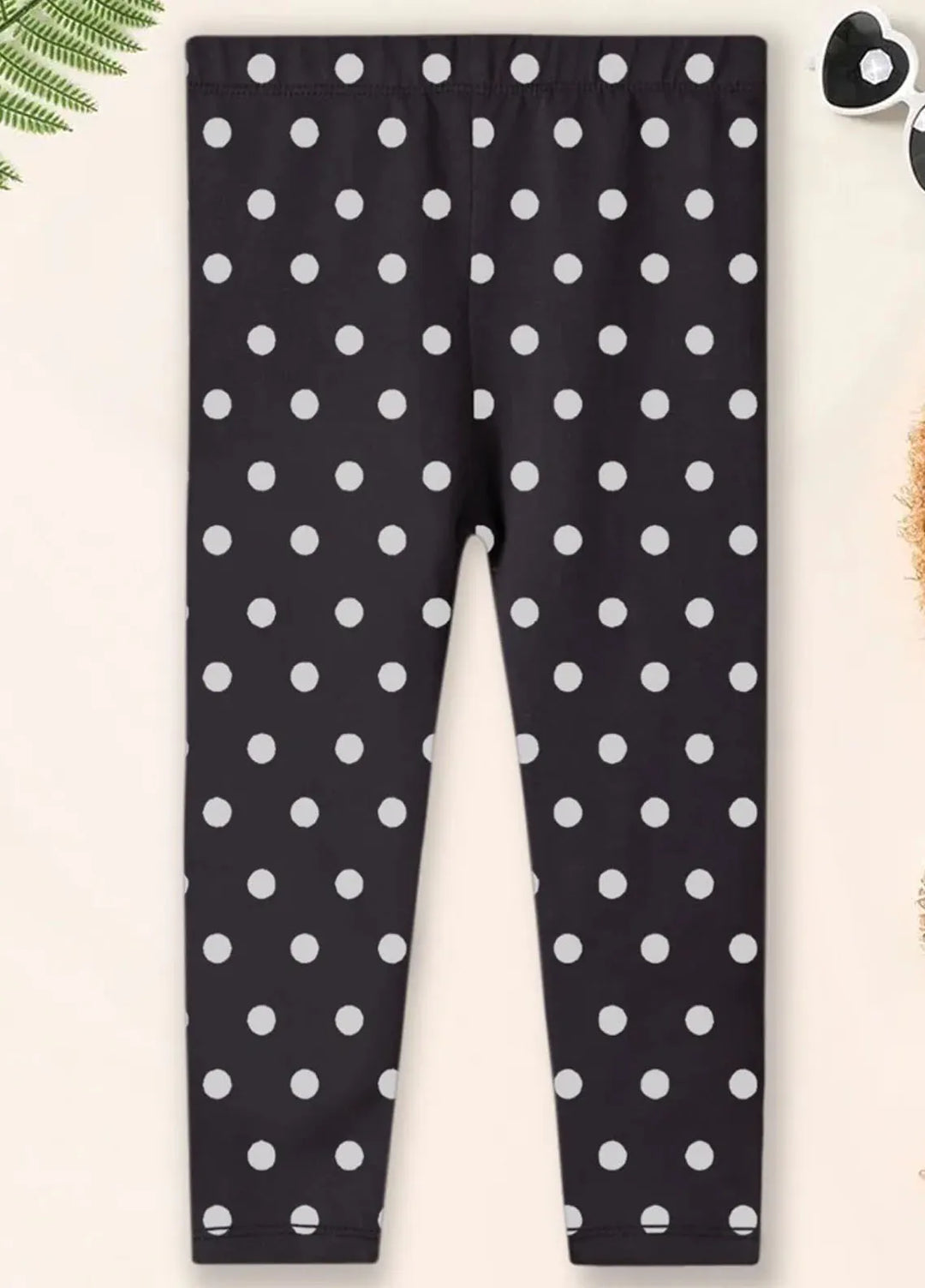 Baby Nest Tights Baby Tights Polka Black