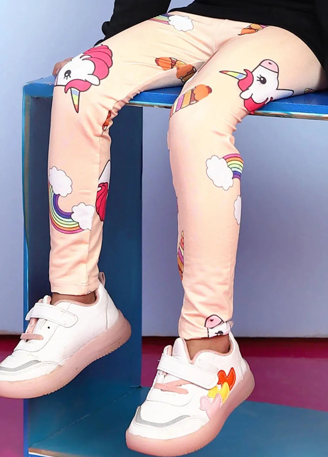 Baby Nest Tights Baby Tights Unicorn Yellow