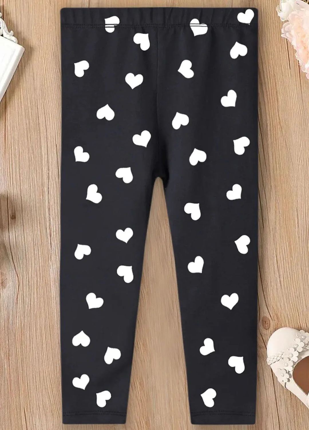 Baby Nest Tights Baby Tights White Hearts