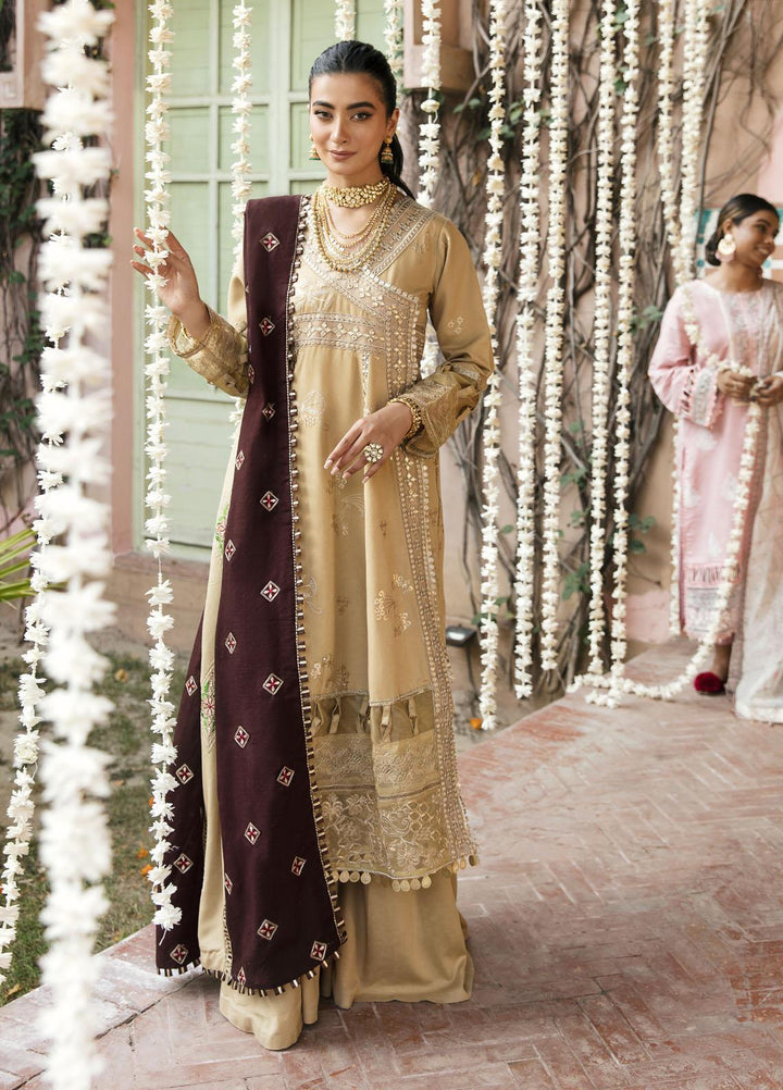 Bandhan By Parishay Embroidered Karandi Suits Unstitched 3 Piece PRS22B Pasbaan - Winter Collection