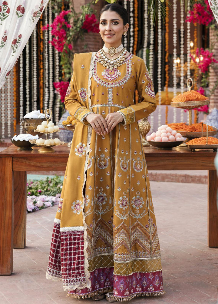 Bandhan By Parishay Embroidered Khaddar Suits Unstitched 3 Piece PRS22B Qurbat - Winter Collection