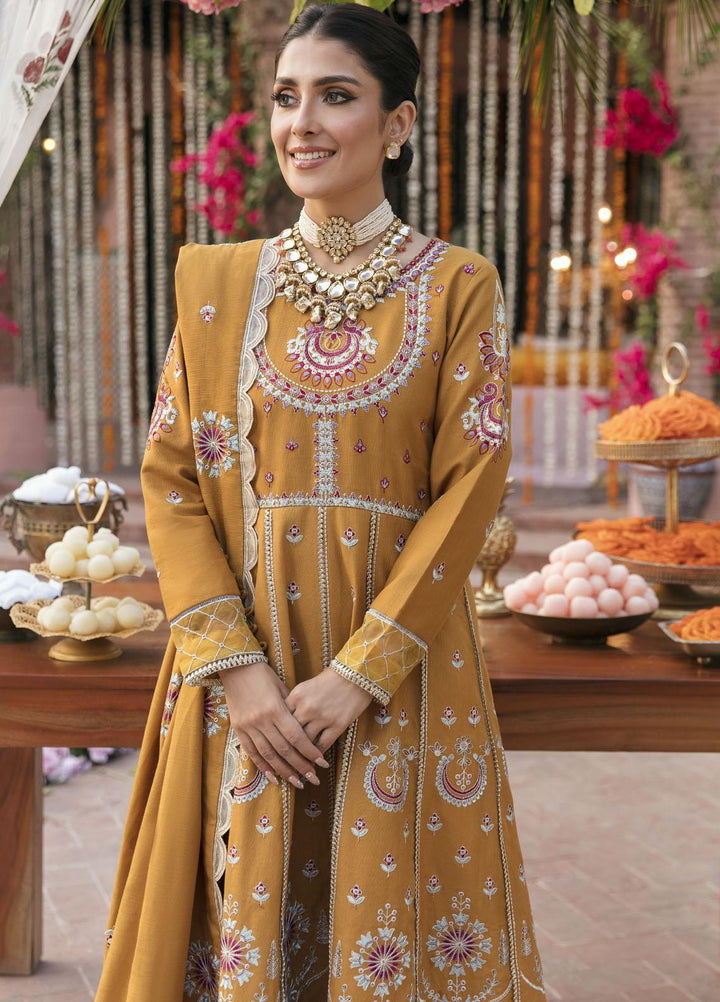 Bandhan By Parishay Embroidered Khaddar Suits Unstitched 3 Piece PRS22B Qurbat - Winter Collection