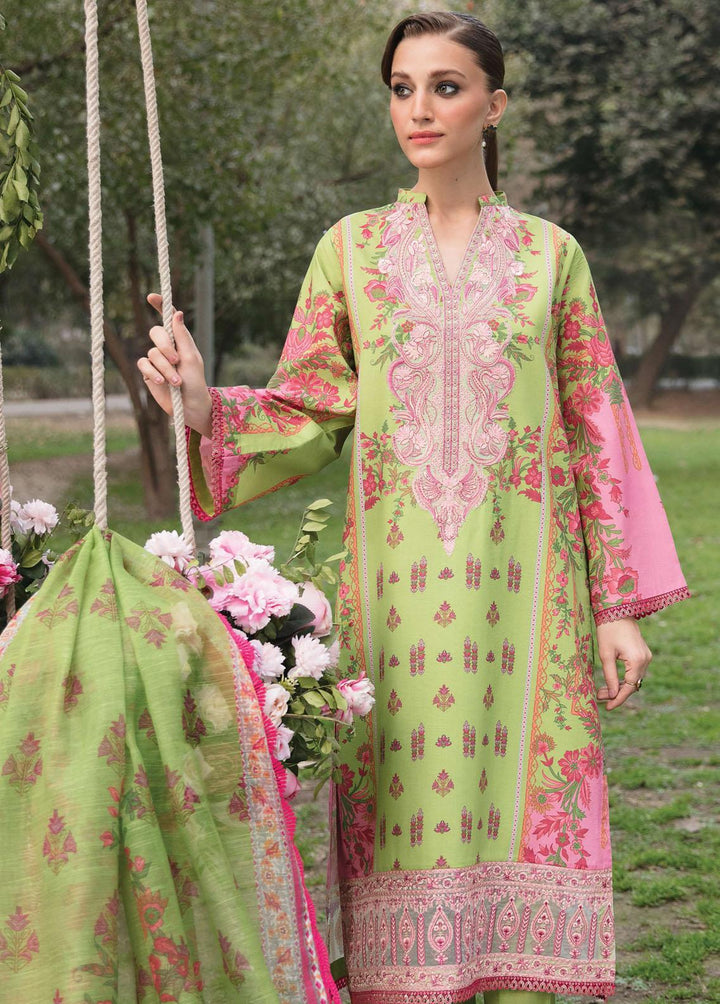 Bahaar By Ayzel Embroidered Lawn Suits Unstitched 3 Piece AAF23B AZL-23-V1-08 Gulmohar - Summer Collection