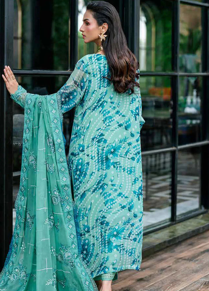 Ballerina By Nureh Embroidered Chiffon Suit Unstitched 3 Piece NU24BW NU2-150 - Winter Collection