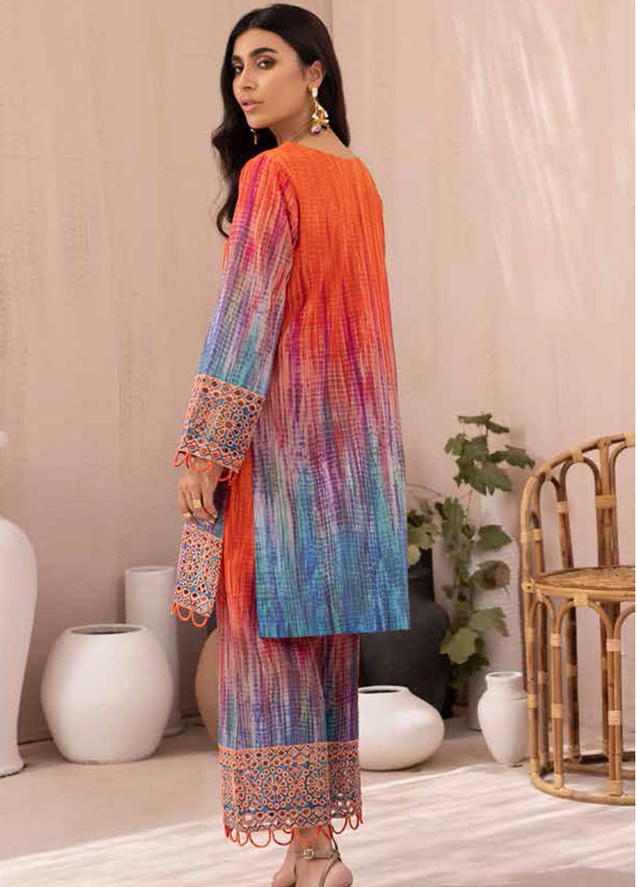 Ballerina By Nureh Embroidered Chikankari Suits Unstitched 2 Piece NU21B 05 - Summer Collection