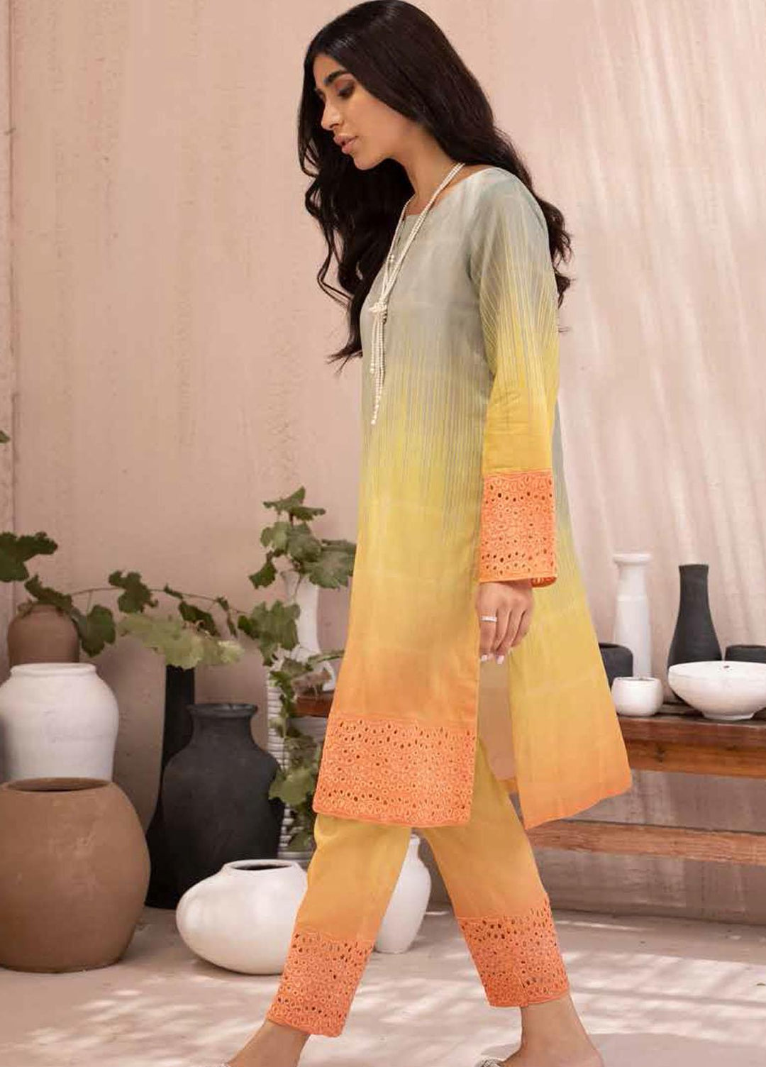 Ballerina By Nureh Embroidered Chikankari Suits Unstitched 2 Piece NU21B 06 - Summer Collection