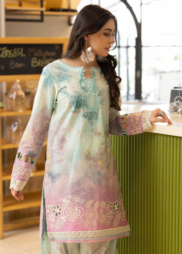 Ballerina by Nureh Embroidered Chikankari Suits Unstitched 2 Piece NU25BCE NU2-166 - Summer Collection