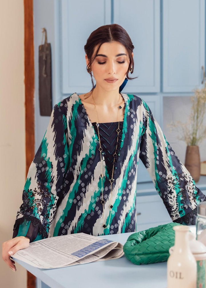 Ballerina by Nureh Embroidered Lawn Suits Unstitched 2 Piece NU23B NU2-91 - Summer Collection