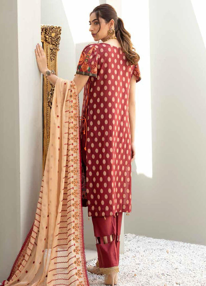 Banafsheh Embroidered Lawn Suits Unstitched 3 Piece BF21LF D-03 - Festive Collection
