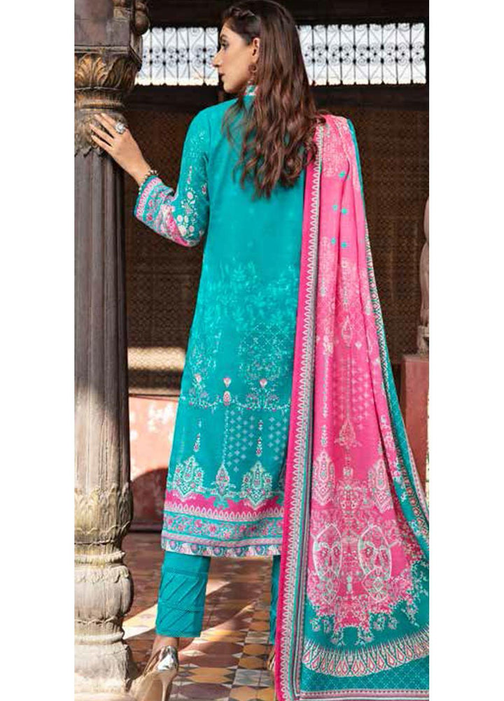 Banafsheh Digital Printed Khaddar Suits Unstitched 3 Piece BF21RK D-006 - Winter Collection