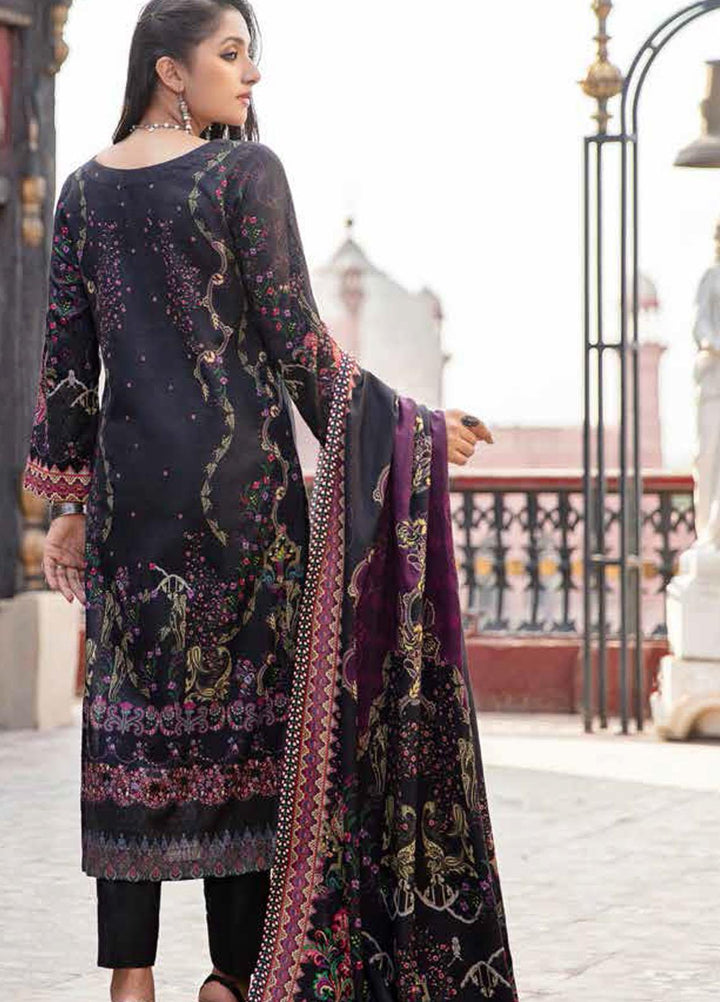 Banafsheh Digital Printed Khaddar Suits Unstitched 3 Piece BF21RK D-007 - Winter Collection