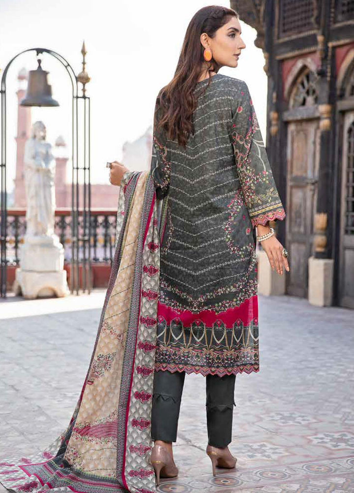 Banafsheh Digital Printed Khaddar Suits Unstitched 3 Piece BF21RK D-010 - Winter Collection