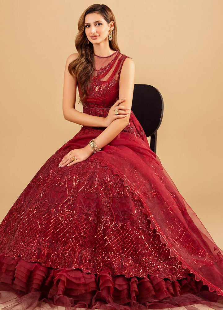 Barasti By Asifa & Nabeel Embroidered Net Suits Unstitched 3 Piece AN23BT ANB-10 Mastani - Festive Collection