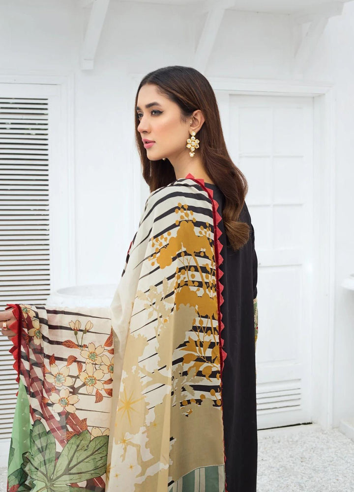 Bareen by Resham Ghar Embroidered Lawn Suits Unstitched 3 Piece BR21RG BR-07 - Spring/Summer Collection