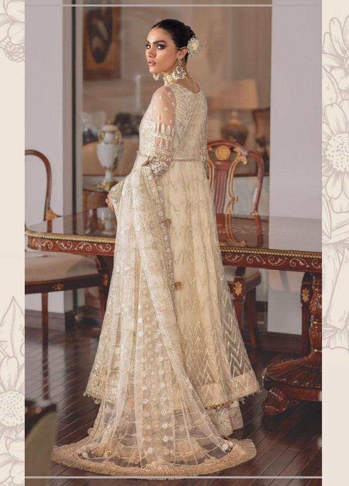 Baroque Embroidered Net Suits Unstitched 3 Piece BQ22CC EC-05 - Luxury Collection