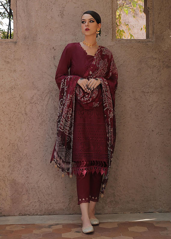 Bazaar By Nureh Embroidered Chikankari Suits Unstitched 3 Piece NU23CK NDS-80 - Summer Collection