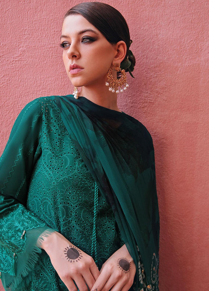 Bazaar By Nureh Embroidered Chikankari Suits Unstitched 3 Piece NU23CK NDS-82 - Summer Collection