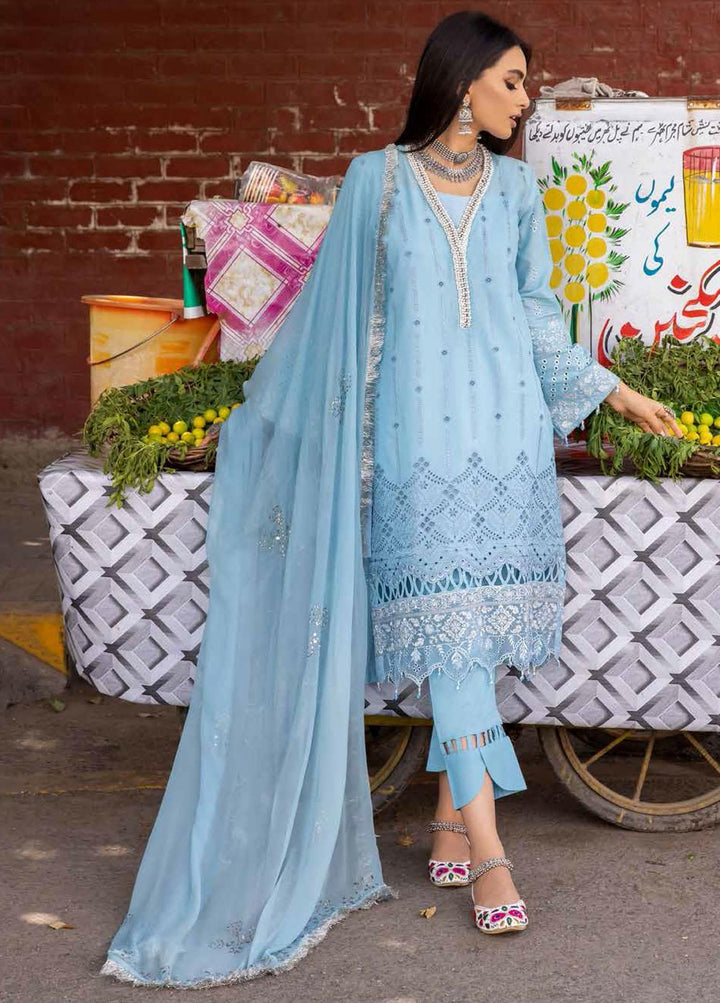 Bazaar By Nureh Embroidered Lawn Suits Unstitched 3 Piece NU22BF NS-52 - Festive Collection
