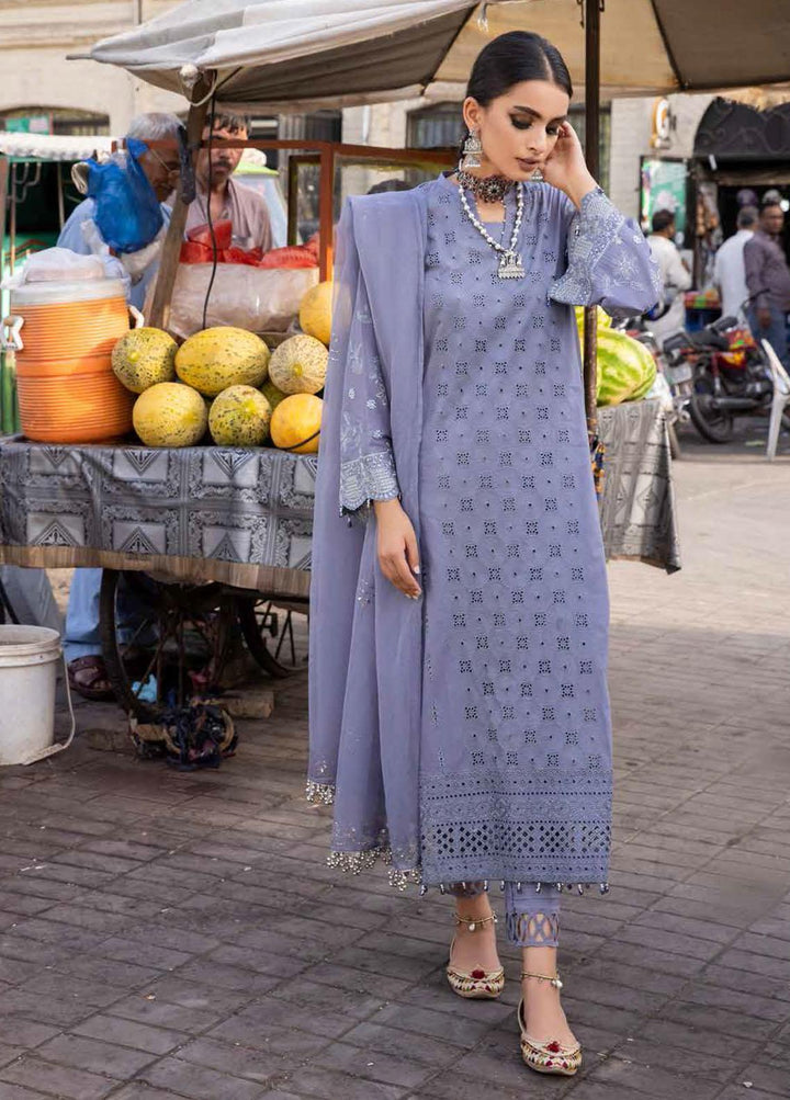 Bazaar By Nureh Embroidered Lawn Suits Unstitched 3 Piece NU22BF NS-54 - Festive Collection