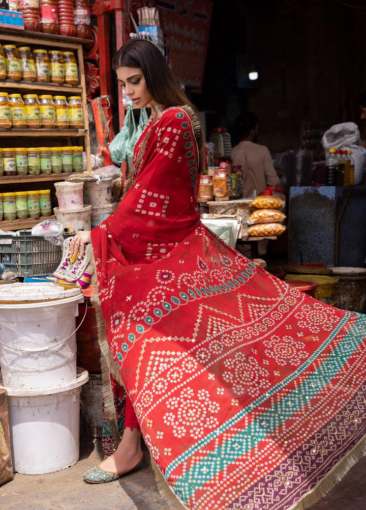 Bazaar By Nureh Embroidered Chikankari Lawn Suits Unstitched 3 Piece NU23CM NDS-86 - Festive Collection