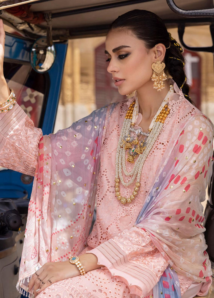 Bazaar By Nureh Embroidered Chikankari Lawn Suits Unstitched 3 Piece NU23CM NDS-88 - Festive Collection