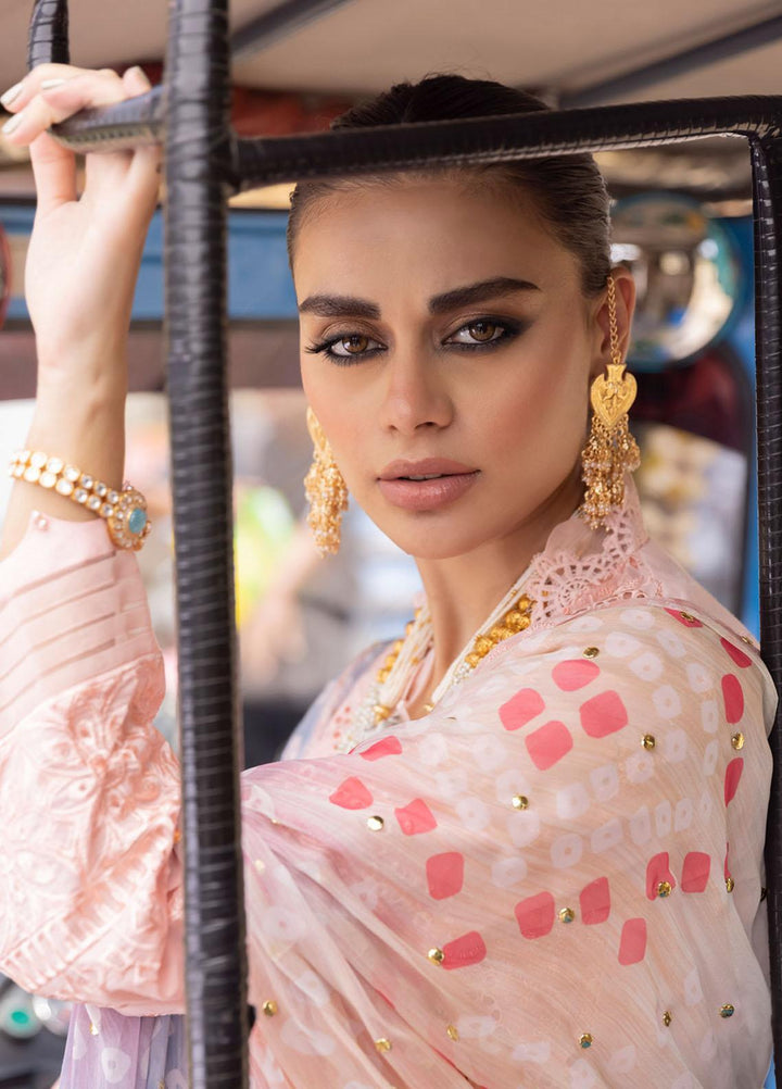 Bazaar By Nureh Embroidered Chikankari Lawn Suits Unstitched 3 Piece NU23CM NDS-88 - Festive Collection