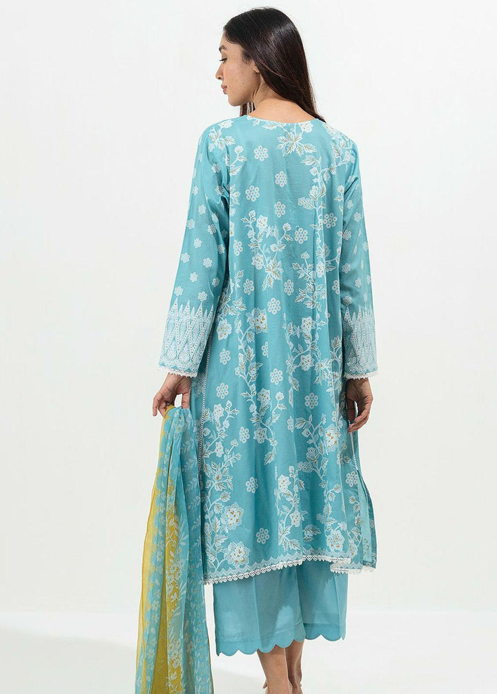 Beechtree Printed Lawn Suits Unstitched 2 Piece BT22SS BT1S22U19 - Summer Collection
